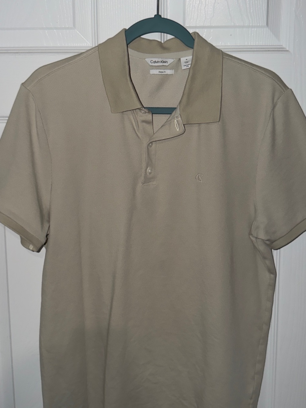 Calvin Klein Men’s Beige Polo Shirt